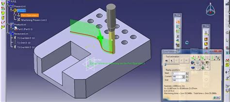 CATIA geometry machining